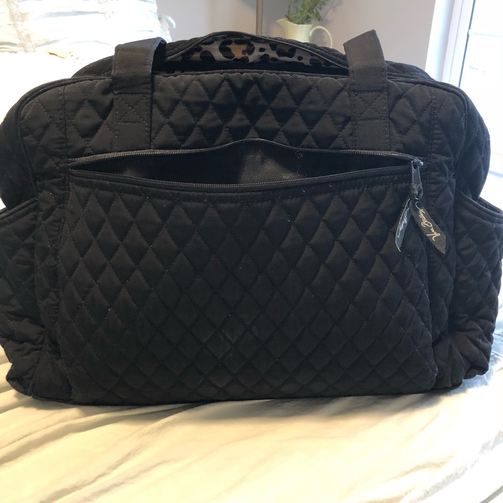 Excellent used diaper bag. Quilted Vera Bradley